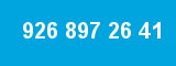 926 897 26 41